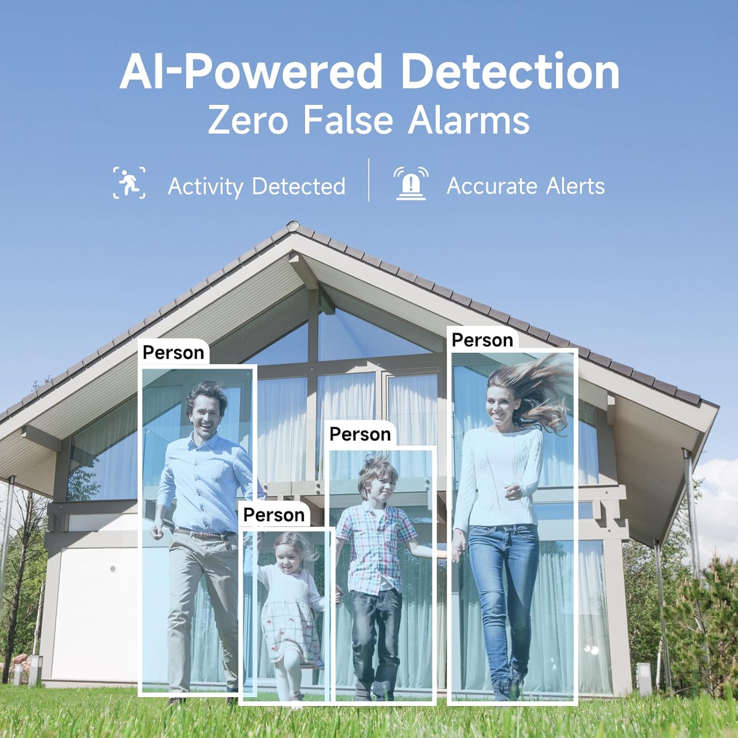 8MP PoE IP Camera Outdoor, 4K Bullet Surveillance Cameras for Home Security with Human/Vehicle Detection, Full Color Night Vision, Two Way Talk, App Control