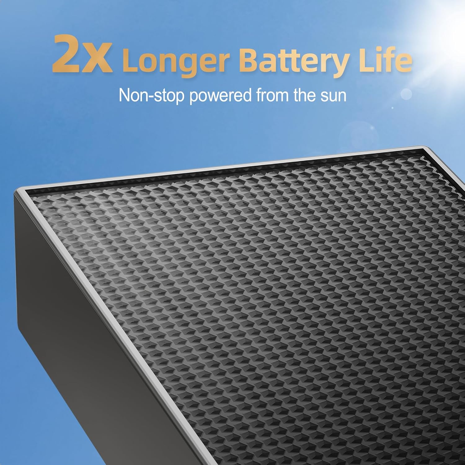 Solar Security Cameras Wireless Outdoor 2K Battery Powered AI Motion Detection 2-Way Talk Color Night Vision WiFi Waterproof SD/Cloud Storage Non-stop Solar Panel Camera Outdoor Wireless 2-Pack